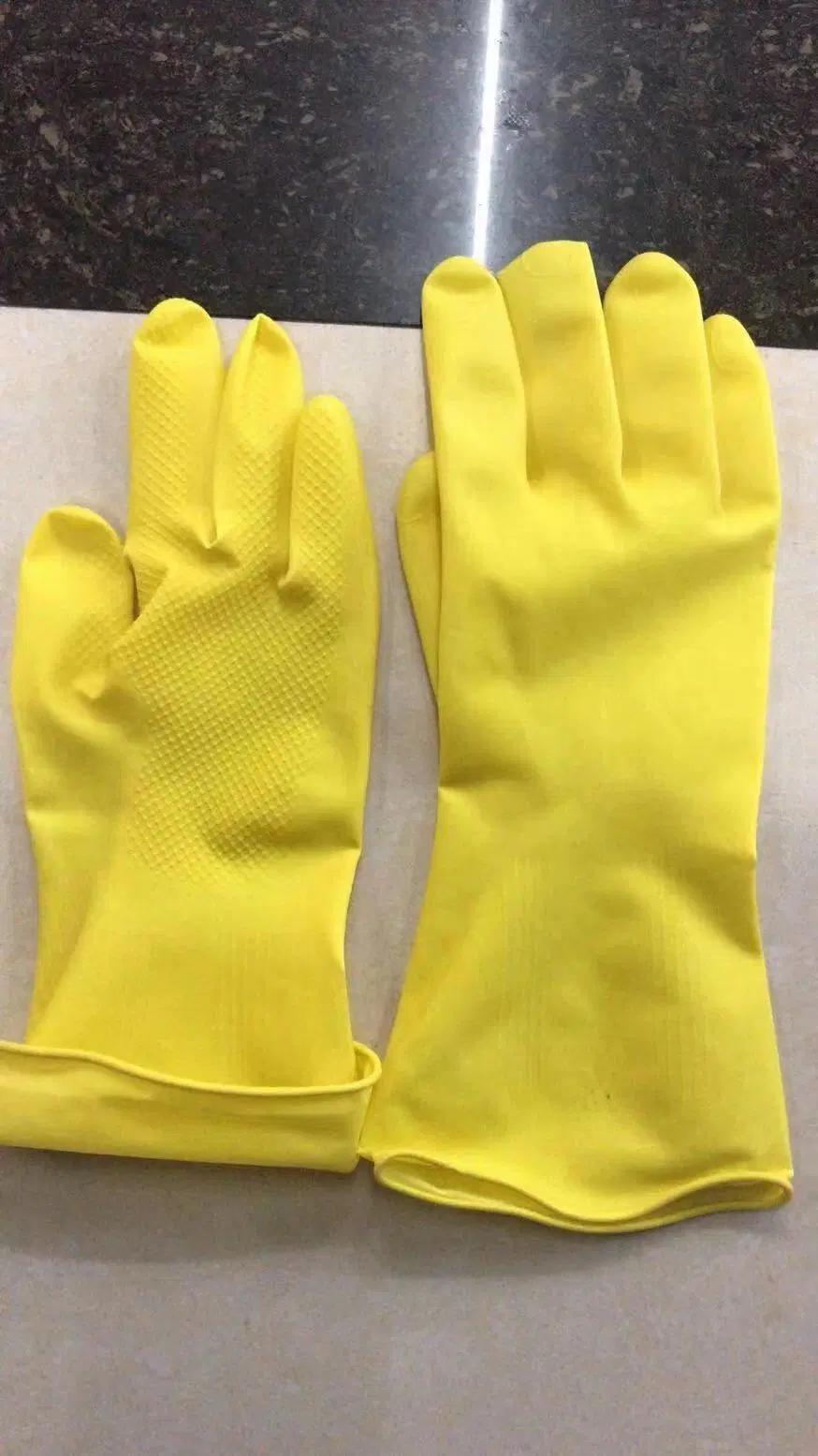 PVC Dots Anti-Slip Chemical Industrial Safety Resistance Insulated Gloves