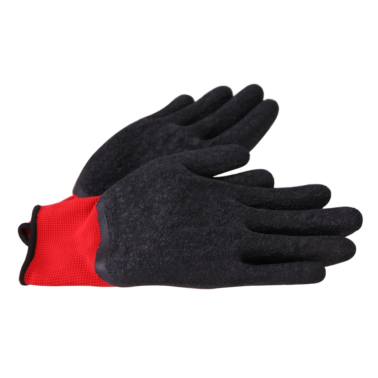 Xingyu Polyester Latex Crinkle Gloves/Garden Gloves/Hand Gloves with Great Grip