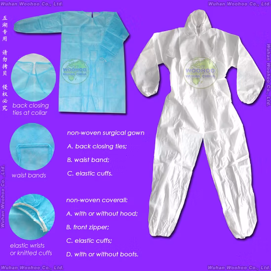 Disposable Water Proof Medical Isolation Gown Protective Gown