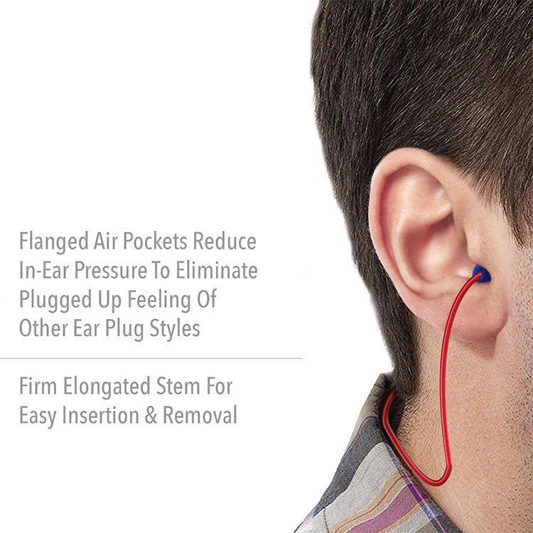 Reusable Noise Canceling Sound Insulation Hearing Protection Earbuds Earplugs Waterproof