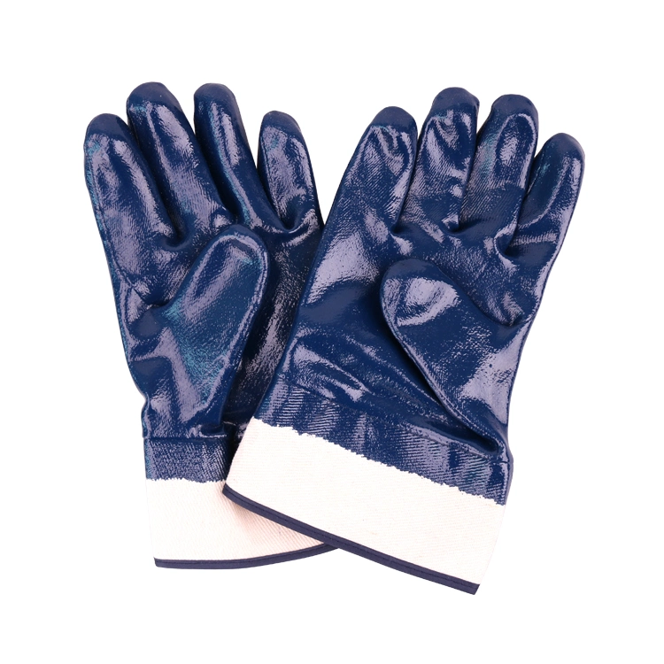 Xingyu Industrial Cotton Jersey Nitrile Full Coated Gloves with Oil Resistant and More Hand Protective