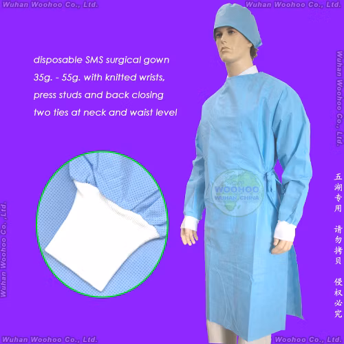 Disposable Water Proof Medical Isolation Gown Protective Gown