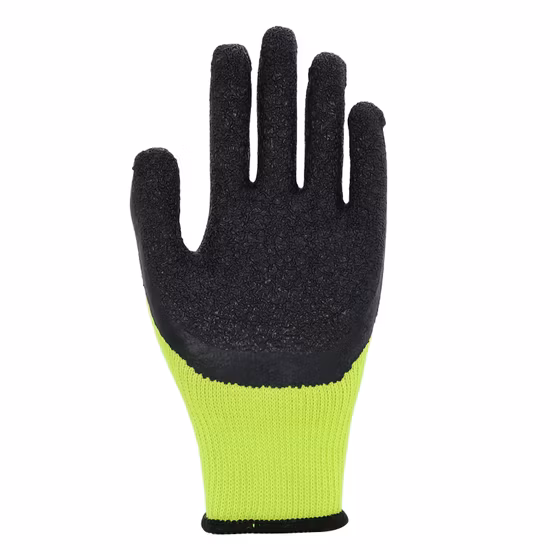 Latex Foam Coated Finger Reinforced Polyester Labor Safety Working Gloves