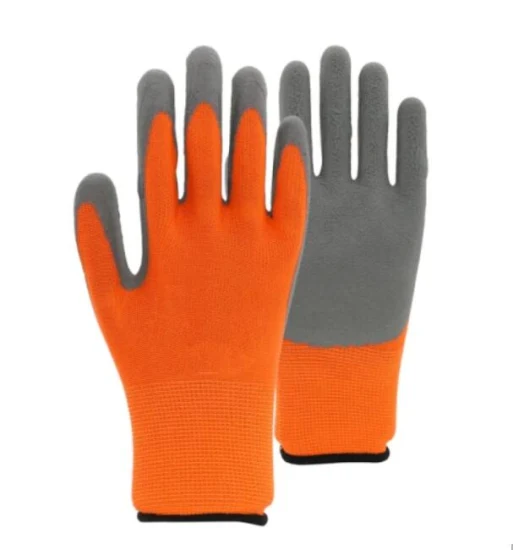 13 Gauge PU Rubber / Latex Palm Coated Hand Safety Work Labor Industrial Working Protective Gloves for Construction Warehouse Gardening Agricultural