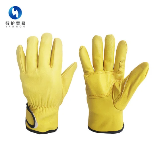 Quality Leather Best Fitting Leather Work Gloves for Men