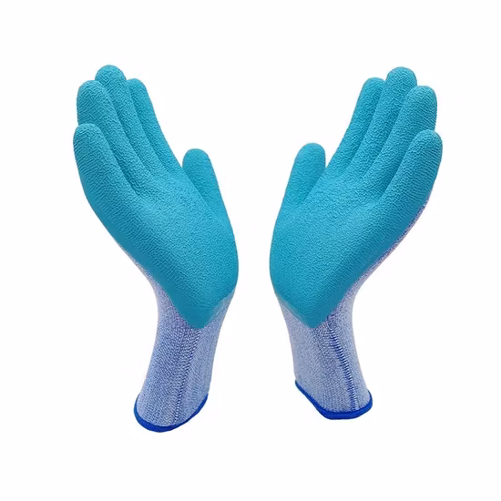 Comfortable Breathable Durable Protective Industrial Latex Foam Coated Labor Safety Working Glove
